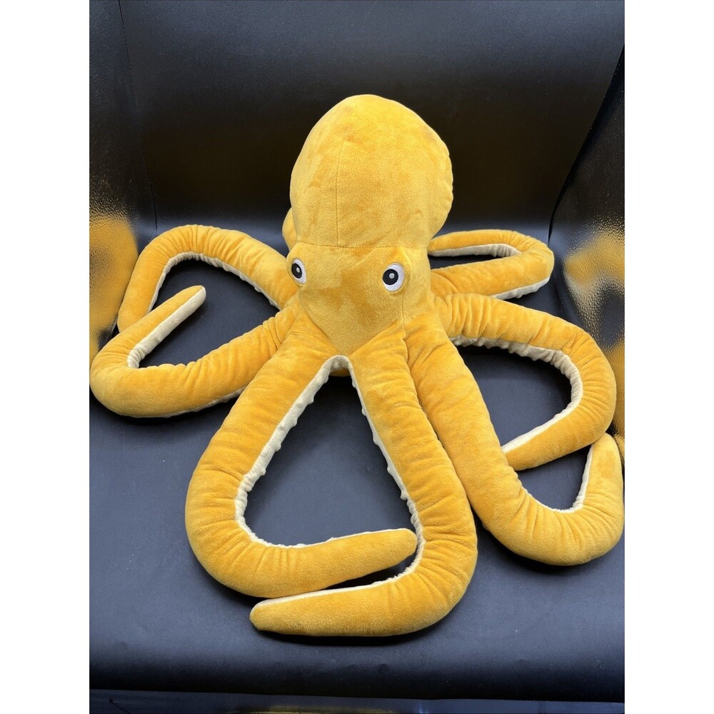 Octopus 26" IKEA Stuffed Animal Orange Birthday Gift Collectible Pet Plush Toy